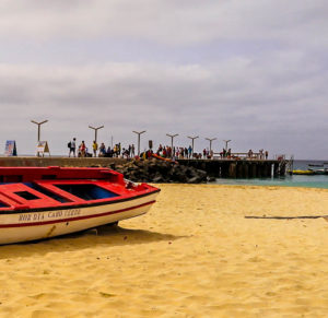 Pier von Santa Maria Kap Verde